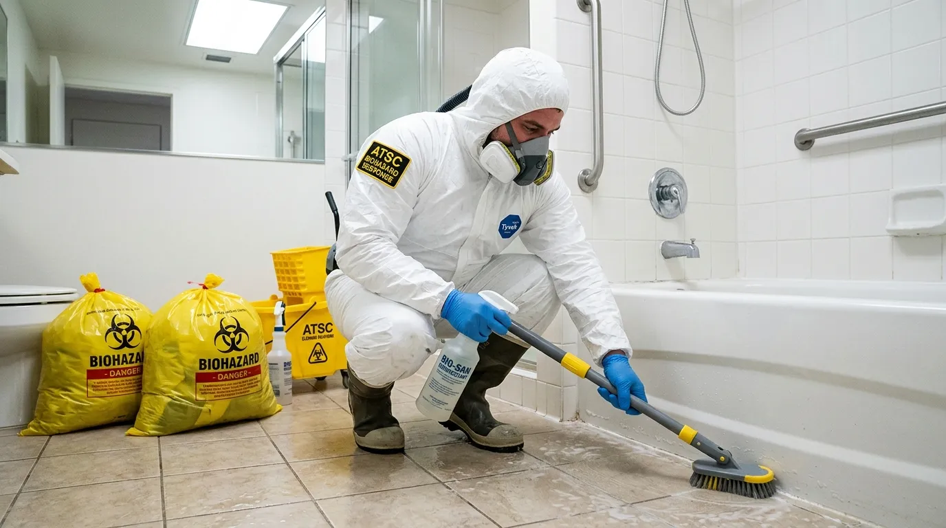 Decontamination equipment deployed for Blood Cleanup in Schiller Park